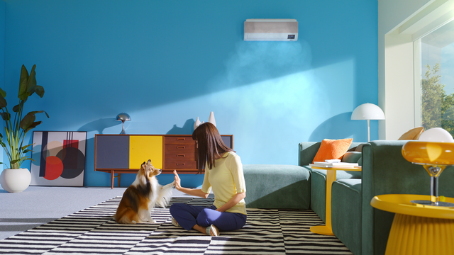 Một chiếc điều hòa có tính năng lọc không khí, hút ẩm sẽ giúp căn phòng luôn thông thoáng, hạn chế các tác nhân gây bệnh