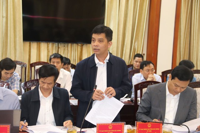Giải ngân quá chậm, Phó chủ tịch UBND tỉnh Hải Dương yêu cầu làm quyết liệt - Ảnh 1.