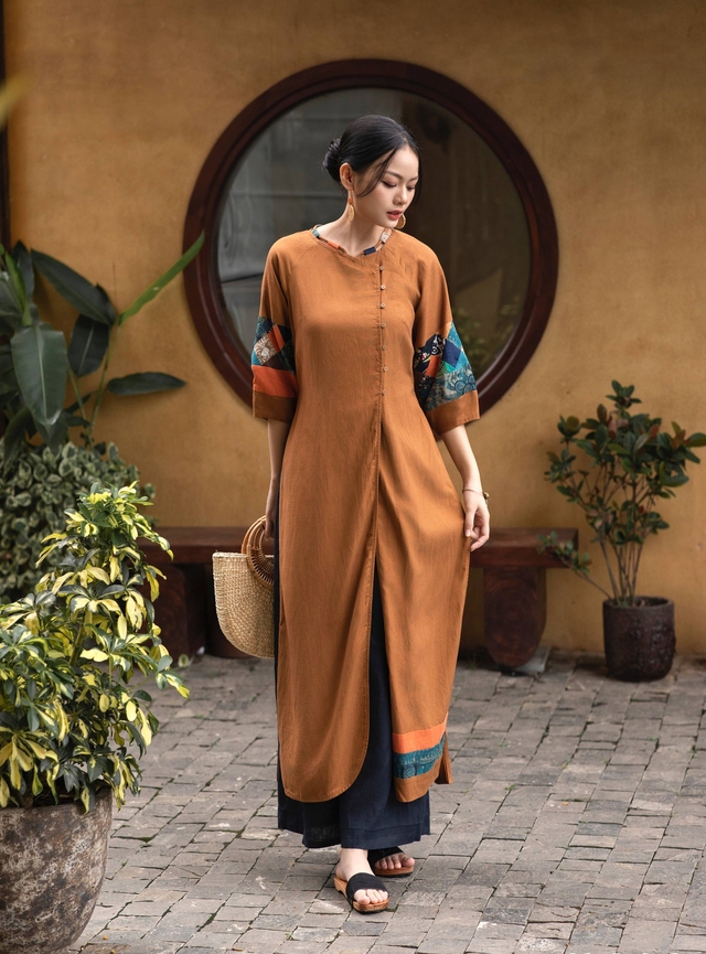 Áo dài linen - Ảnh 8.