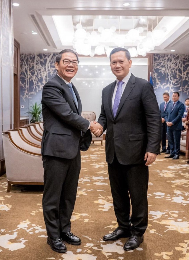 Chủ tịch THACO Trần Bá Dương tiếp kiến Thủ tướng Vương quốc Campuchia - Ảnh 2.