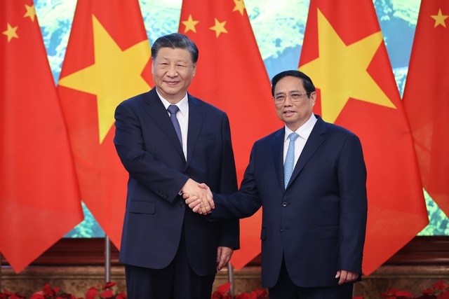 Thủ tướng Phạm Minh Chính nêu 6 phương hướng trọng tâm hợp tác Việt Nam-Trung Quốc - Ảnh 1. Thủ tướng Phạm Minh Chính nêu 6 phương hướng trọng tâm hợp tác Việt Nam-Trung Quốc - Ảnh 1.