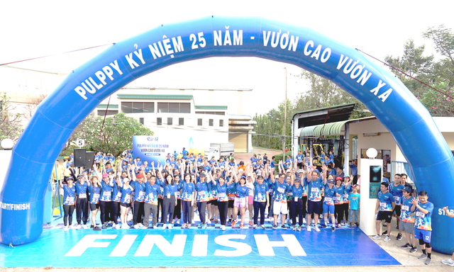 Giải đua marathon không chỉ nhằm kỷ niệm mốc son 25 năm thành lập công ty mà còn giúp tạo cơ hội tăng cường sức khỏe, tinh thần thể thao