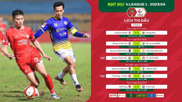 Lịch thi đấu và trực tiếp vòng 6 V-League: Đại chiến nhóm đầu - Ảnh 4.