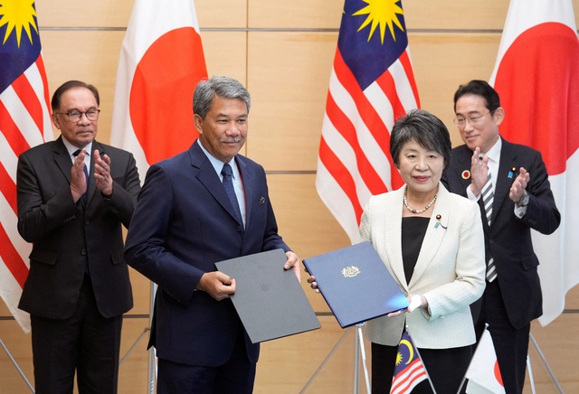Nhật ký thỏa thuận hỗ trợ an ninh với Malaysia, cung cấp tàu tuần tra cho Indonesia - Ảnh 1.