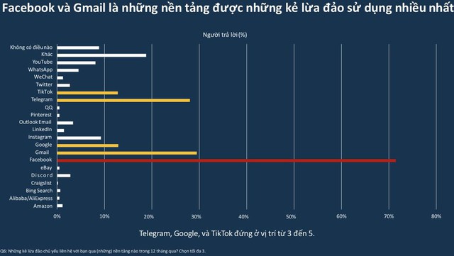  Facebook, Gmail là nền tảng được những kẻ lừa đảo sử dụng nhiều nhất tại Việt Nam - Ảnh 2.