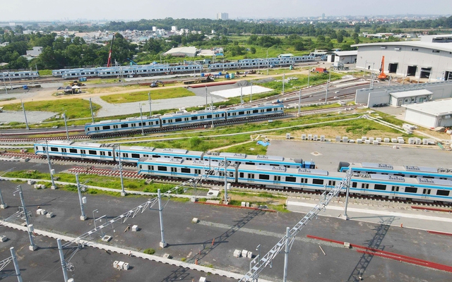 Depot Long Bình - Tuyến đường sắt trên cao metro Bến Thành - Suối TiênẢnh: Ngọc Dương