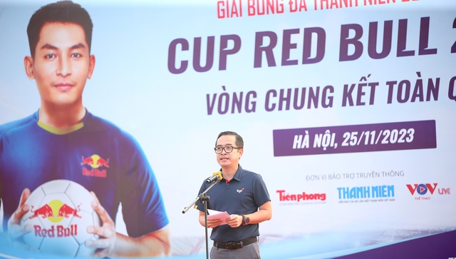 Ông Nguyễn Thanh Huân, Tổng Giám đốc TCP Việt Nam phát biểu khai mạc Vòng chung kết của giải đấu