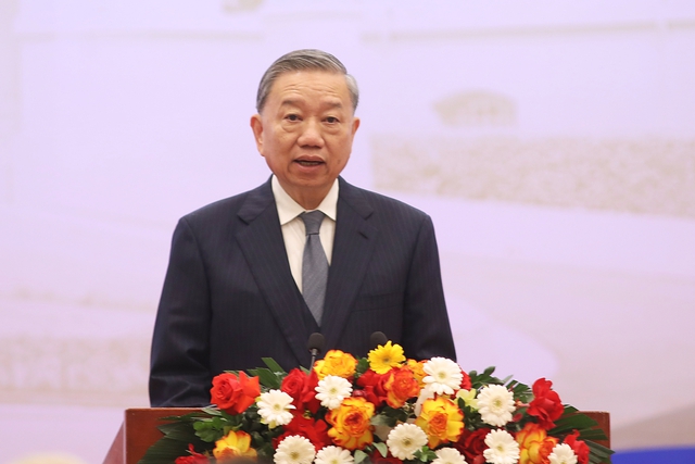 Tổng Bí thư Nguyễn Phú Trọng đến dự khai mạc Hội nghị Ngoại giao lần thứ 32 - Ảnh 5.