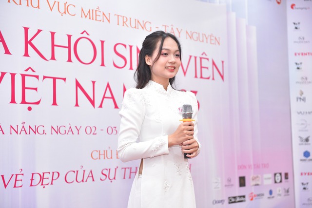 Nữ sinh miền Trung - Tây nguyên khoe sắc tại Cuộc thiHoa khôi sinh viên Việt Nam    - Ảnh 3.
