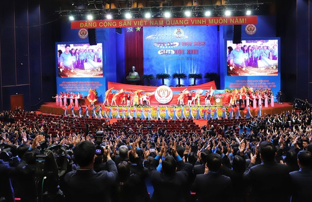 Tổng Bí thư có bài phát biểu quan trọng tại Đại hội XIII Công đoàn Việt Nam    - Ảnh 2.