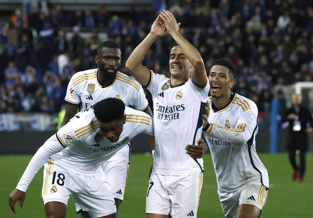 Thi đấu thiếu người nhưng Real Madrid vẫn thắng trận, vươn lên dẫn đầu La Liga - Ảnh 2.
