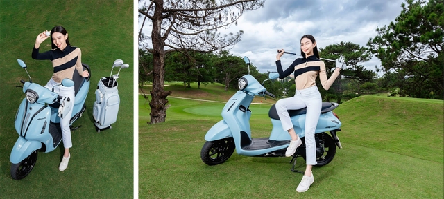 Thùy Tiên giải thích lý do các golfer nữ chuyển sang dùng xe máy trên sân golf- Ảnh 5.