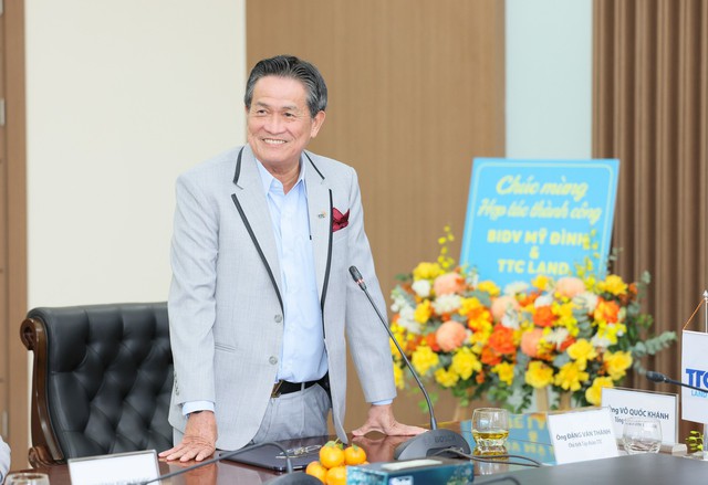 Ông Đặng Văn Thành - Chủ tịch Tập đoàn TTC phát biểu tại buổi lễ