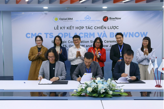 CMC TS hợp tác OplaCRM và Bownow cung cấp giải pháp phần mềm bán hàng chuyên nghiệp - Ảnh 1. CMC TS hợp tác OplaCRM và Bownow cung cấp giải pháp phần mềm bán hàng chuyên nghiệp - Ảnh 1.