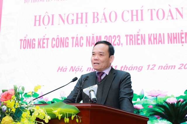 Trưởng ban Tuyên giáo T.Ư: 'Tạo điều kiện để báo chí phát triển lành mạnh, đúng định hướng'- Ảnh 2.