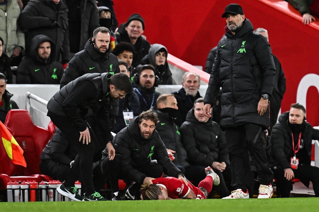 HLV Klopp sốc vì sự cố hy hữu trong trận Liverpool bị Arsenal cầm chân- Ảnh 2. HLV Klopp sốc vì sự cố hy hữu trong trận Liverpool bị Arsenal cầm chân- Ảnh 2.