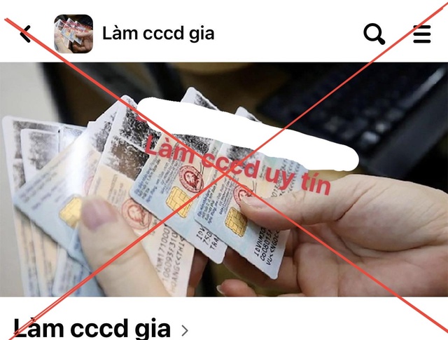 Cảnh báo lừa đảo làm CCCD gắn chip để đánh cắp thông tin- Ảnh 1.