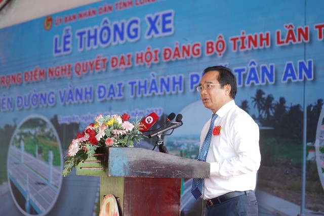 Long An thông tuyến dự án đường Vành đai TP.Tân An hơn 3.100 tỉ đồng- Ảnh 1.