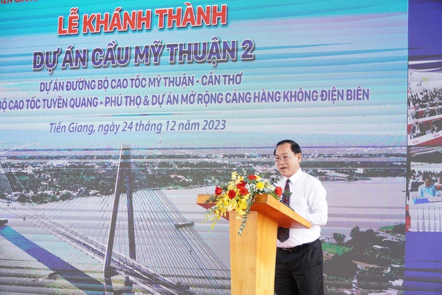 Khánh thành cầu Mỹ Thuận 2, cầu dây văng đầu tiên do kỹ sư Việt Nam thiết kế- Ảnh 5.