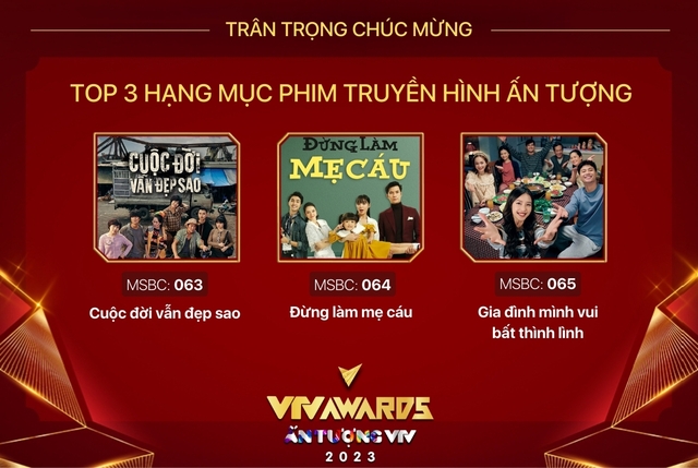 3  bộ phim truyền hình ấn tượng có mặt  tại vòng 2 VTV Awards 2023- Ảnh 1.