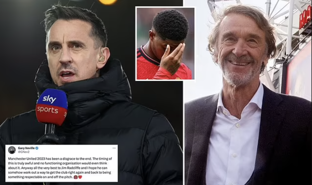 Gary Neville chỉ trích CLB M.U bán 25% cổ phần cho tỉ phú Jim Ratcliffe- Ảnh 1.