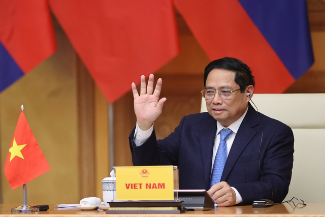 Thủ tướng Phạm Minh Chính dự Hội nghị cấp cao hợp tác Mê Kông - Lan Thương- Ảnh 1.