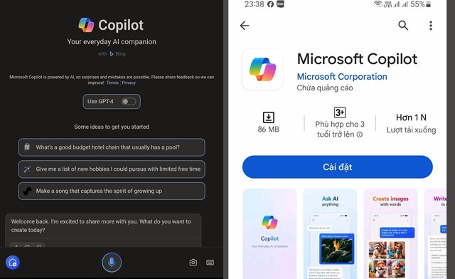Microsoft ra mắt Copilot dành riêng cho Android- Ảnh 1.