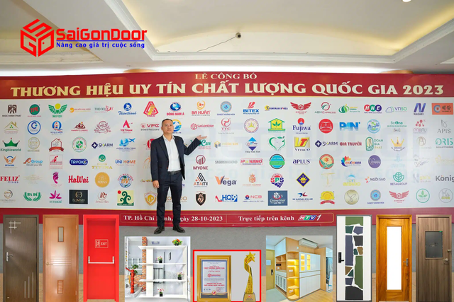 SaiGonDoor - Thương hiệu cửa gỗ, cửa nhựa, cửa chống cháy hàng đầu Việt Nam- Ảnh 1.