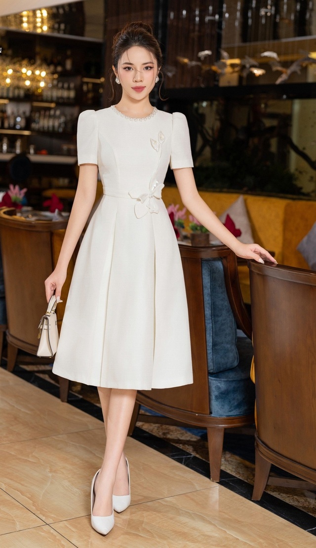 Theo đuổi style trong trẻo, nàng hãy ưu tiên trang phục  tone màu trắng 'nữ hoàng'- Ảnh 7.