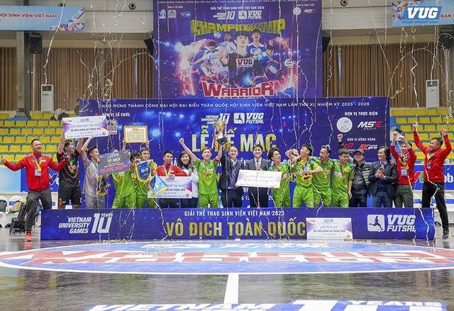 ĐH Duy Tân là nhà vô địch toàn quốc VUG Futsal 2023- Ảnh 2. ĐH Duy Tân là nhà vô địch toàn quốc VUG Futsal 2023- Ảnh 2.