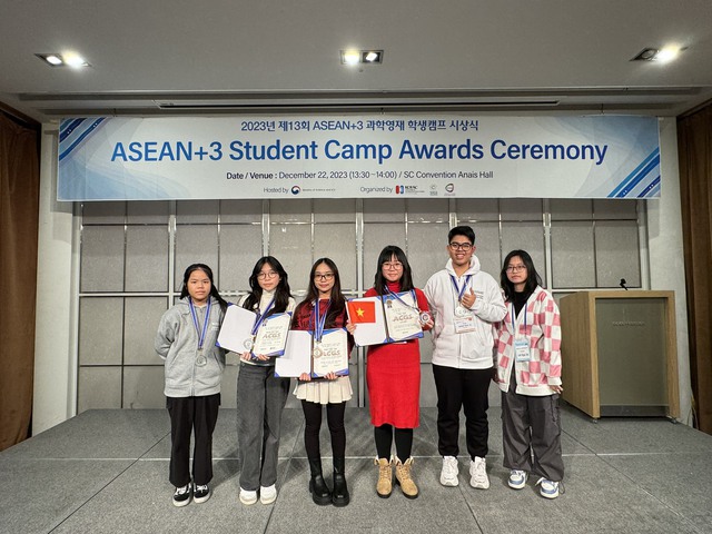Đoàn học sinh Việt Nam đã xuất sắc dành các giải thưởng danh giá
