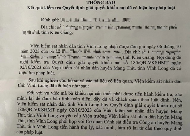 Viện KSND tỉnh Vĩnh Long yêu cầu điều tra lại vụ nữ sinh bị xâm hại- Ảnh 1.