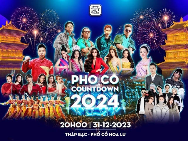 Phố cổ Hoa Lư tổ chức 'Phoco Countdown 2024' và bắn pháo hoa tết Dương lịch- Ảnh 2.