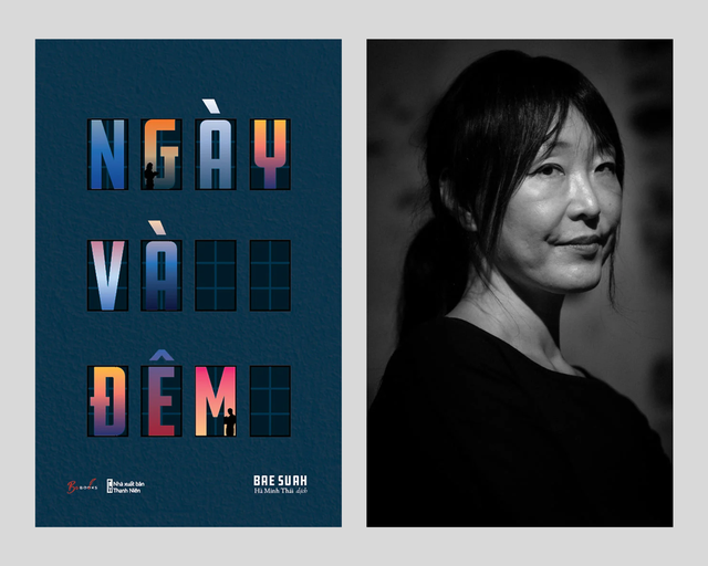 Tiểu thuyết 'Ngày và Đêm' của nhà văn Bae Suah. Ảnh NXB và The Guardian.