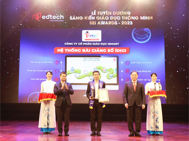 Bài Giảng Số Idigi được Tuyên Dương Sáng Kiến Giáo Dục Thông Minh Sei Awards 2023 