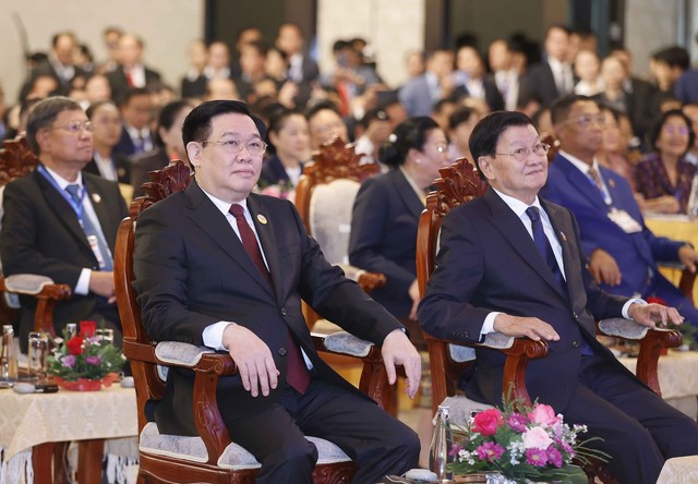 Chủ tịch Quốc hội đề xuất biện pháp hợp tác ba quốc hội Campuchia-Lào-Việt Nam - Ảnh 3.