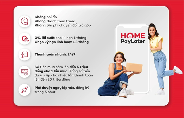 Lựa chọn mua sắm thả ga không lo về giá với Home PayLater  - Ảnh 3.