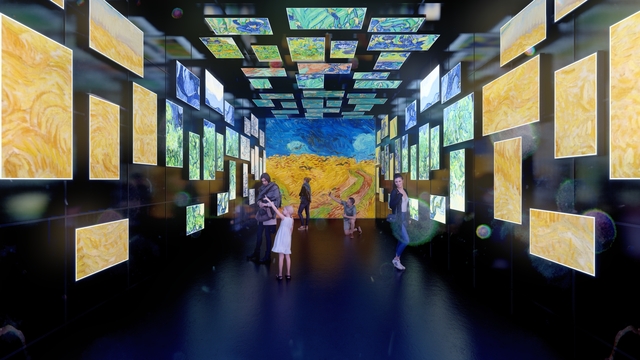  Triển lãm nghệ thuật tương tác đa giác quan Van Gogh đầu tiên tại Việt Nam  - Ảnh 4.