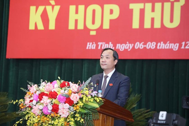Bí thư Tỉnh ủy, Chủ tịch HĐND tỉnh Hà Tĩnh có phiếu tín nhiệm cao tuyệt đối - Ảnh 1.