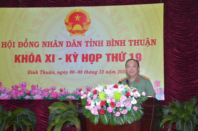 Giám đốc Công an và Chánh án tỉnh làm nóng phiên chất vấn HĐND tỉnh Bình Thuận - Ảnh 1.