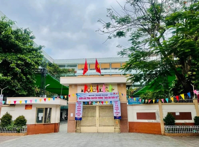 Trường THCS Độc Lập ở quận Phú Nhuận, TP.HCM nơi em tôi đang dạy học