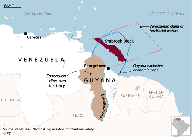 Vì sao tranh chấp lãnh thổ lâu năm giữa Venezuela và Guyana bỗng hóa căng thẳng? - Ảnh 1.