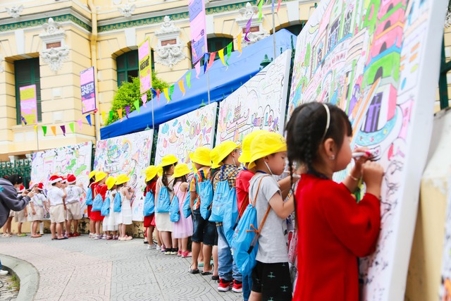 Saigon Urban Street Fest mang hơi thở nghệ thuật đường phố phả vào Sài Gòn đương đại - Ảnh 5.