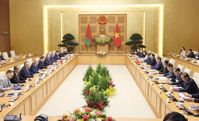 Thủ tướng Phạm Minh Chính chủ trì hội đàm Thủ tướng Belarus - Ảnh 6.
