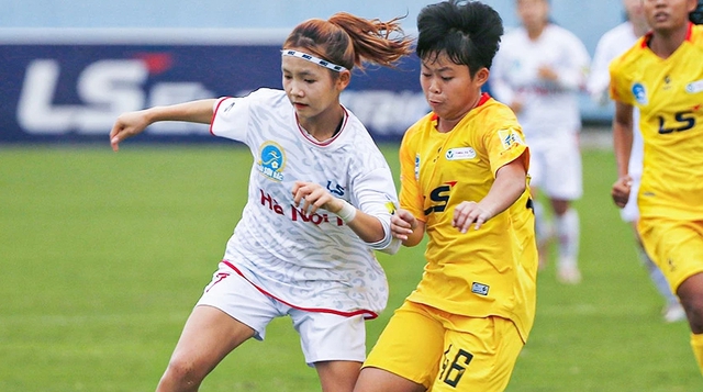 Vòng 8 giải bóng đá nữ VĐQG: CLB Than Khoáng sản Việt Nam tạm chiếm ngôi đầu - Ảnh 3.