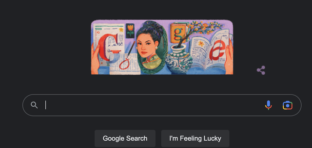 Google Doodle tôn vinh bà Sương Nguyệt Anh trên trang chủ - Ảnh 1.