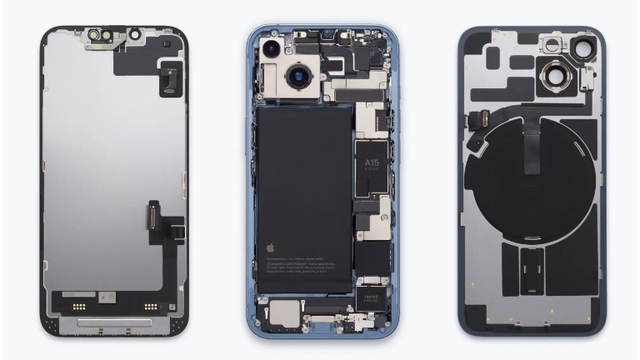 Thiết kế mới giúp việc sửa chữa iPhone 14 trở nên đơn giản hơn so với iPhone 13, dẫn đến chi phí thấp hơn nhiều