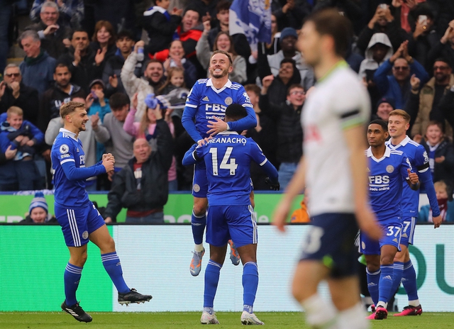 Ngoại hạng Anh: Tottenham sụp đổ trên sân Leicester - Ảnh 2.