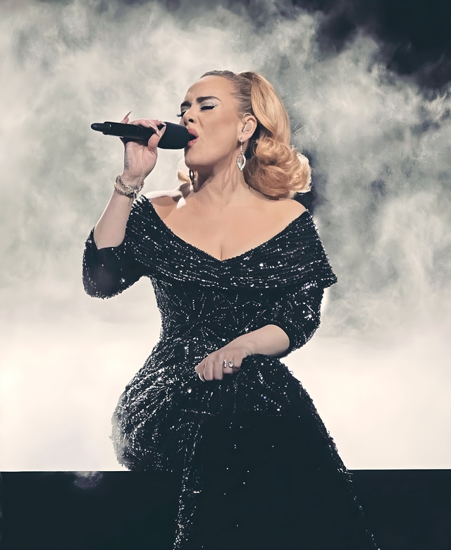 Họa mi nước Anh Adele lần đầu diện trang phục của nhà mốt châu Á  - Ảnh 1.