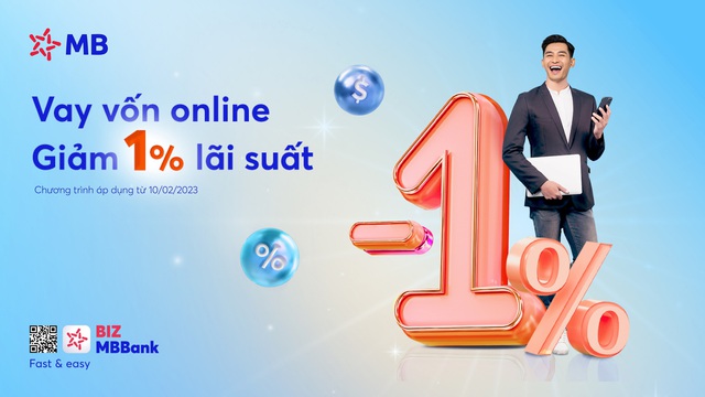 MB tiên phong giảm lãi suất vay tới 1%/năm để hỗ trợ khách hàng doanh nghiệp - Ảnh 1.